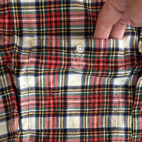 Crewcuts J Crew NWT plaid flannel shirt Boys 16 - Picture 4 of 7
